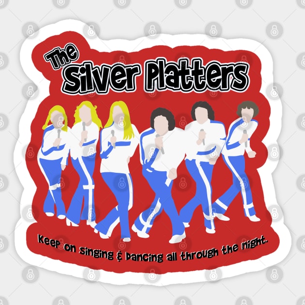 The Silver Platters Sticker by Tip-Tops